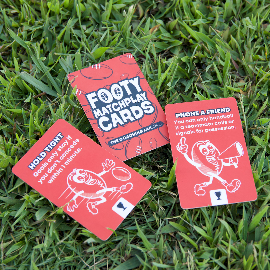 4 ways to use Footy MatchPlay Cards©️ at training