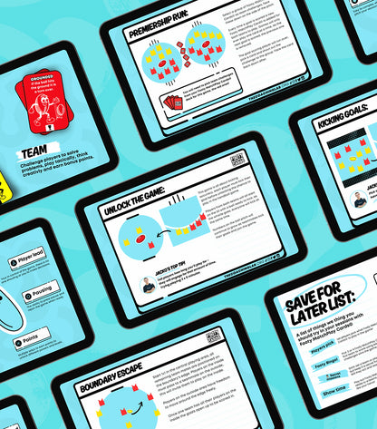 Small Sided Games Footy MatchPlay Cards©️ E-BOOK