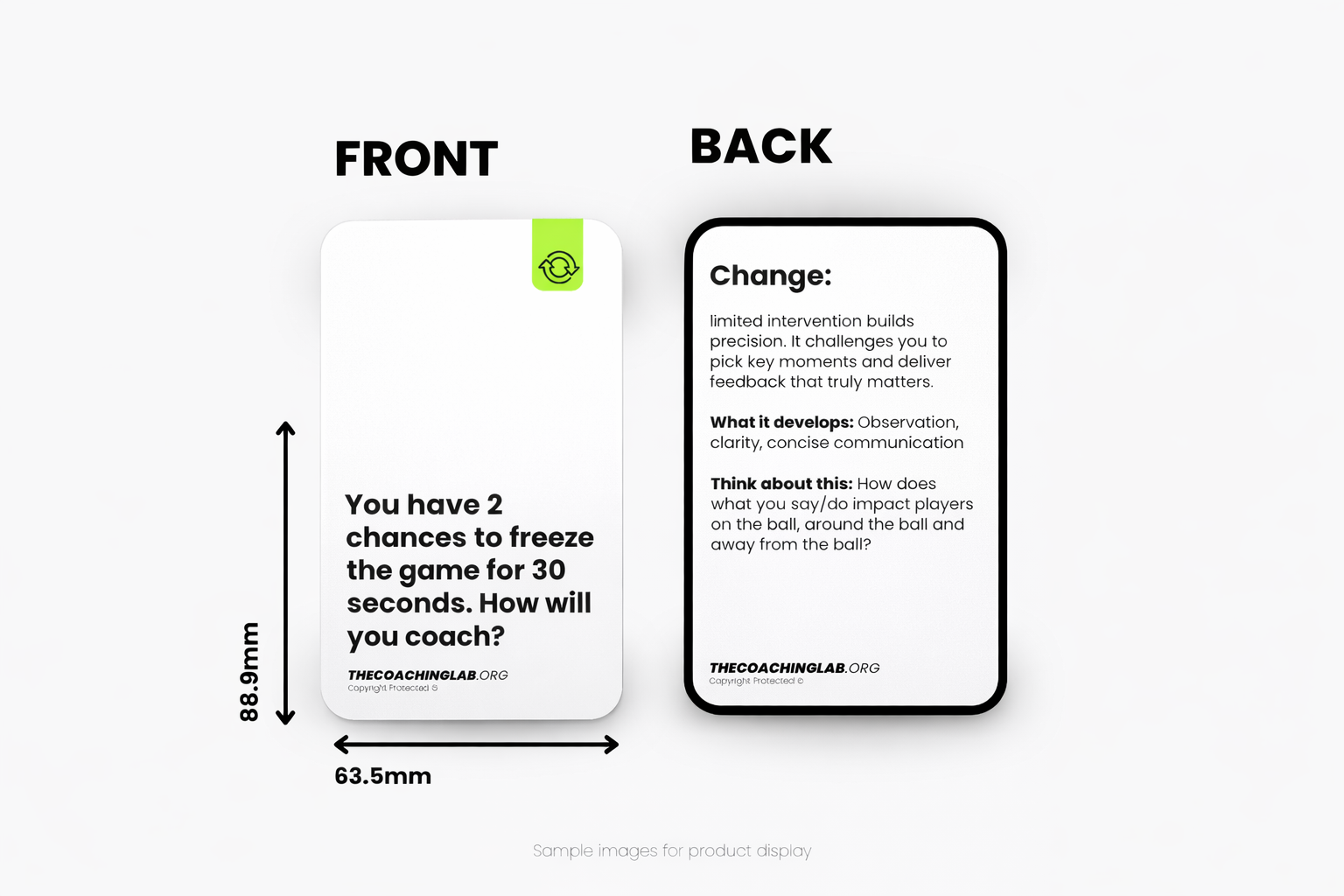 Coach Challenge MatchPlay Cards