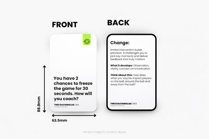 Coach Challenge MatchPlay Cards