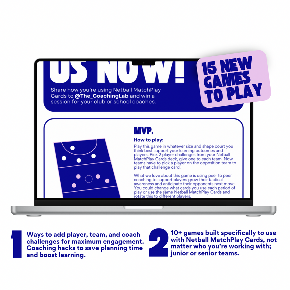 Seasons worth of games for Netball MatchPlay Cards – THE COACHING LAB